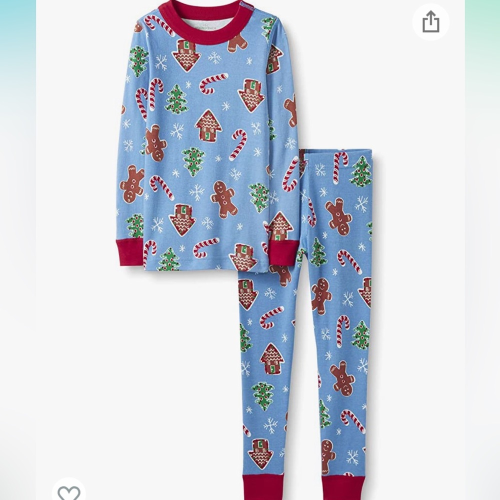 NWT Hanna Andersson Christmas Jammies; size 6-12 mth